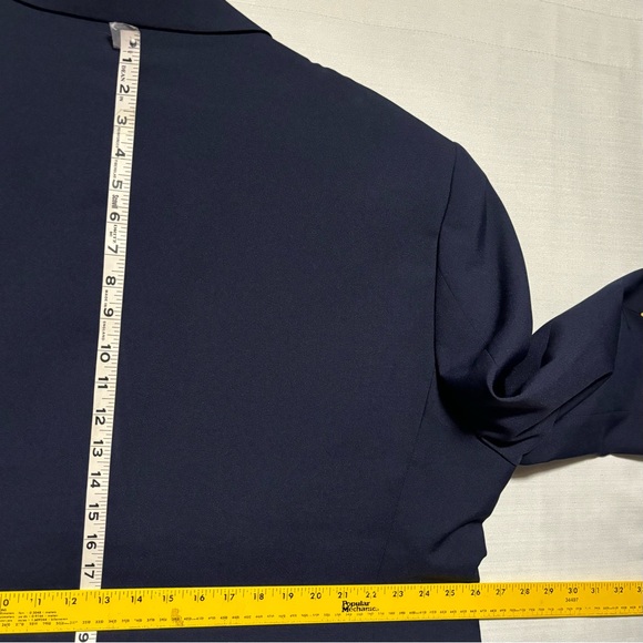 VITTORIO ST. ANGELO Peak Lapel Blue Double breasted 6 button Suit Jacket… - Picture 11 of 16